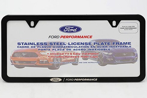 Discover Ford Bronco Accessories in PR, Ford Performance License Plate Frame Black Stainless Steel